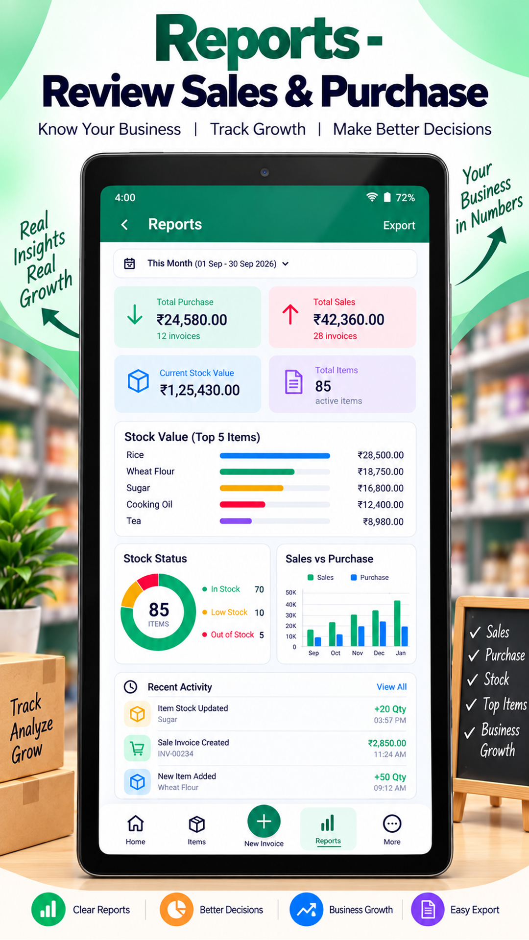 Dukandar Stock Management software preview